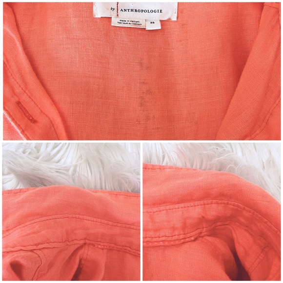 Relaxed Buttondown Linen Tunic XS - Picture 9 of 14